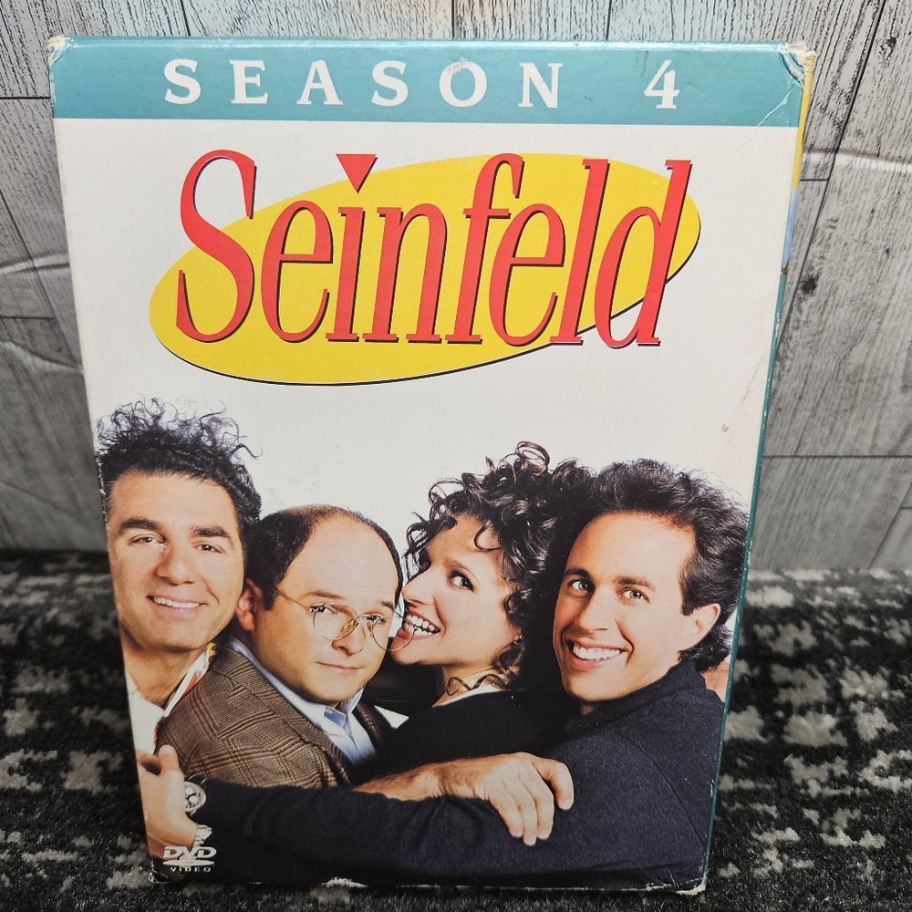 Seinfeld - Season 4 DVD Box Set 24 Episode Full Screen Remastered in HD
